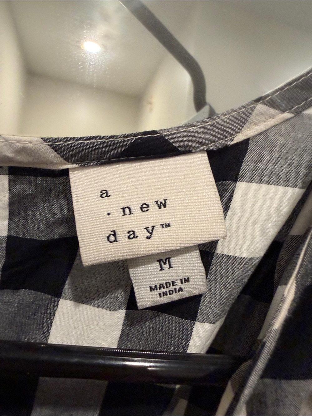 a new day Black and White Gingham Maxi Dress - Picture 4 of 8
